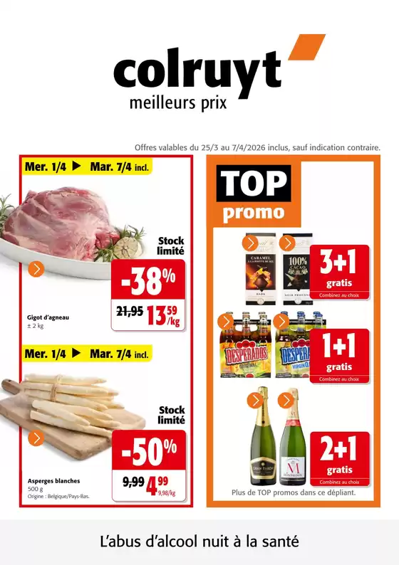Catalogue Colruyt à Louvain | Meilleures offres pour les acheteurs économes | 2026-03-25T00:00:00.000Z - 2026-04-07T00:00:00.000Z
