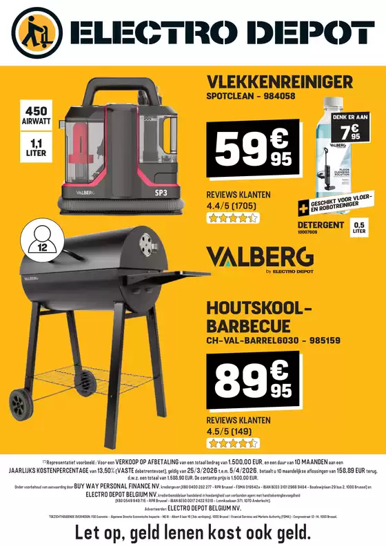 Catalogue Electrodepot à Blankenberge | Outdoor Cooking NL | 2026-03-25T00:00:00.000Z - 2026-04-05T00:00:00.000Z