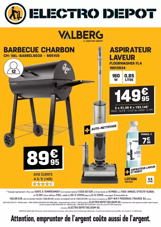 Catalogue Electrodepot | Outdoor Cooking FR | 2026-03-25T00:00:00.000Z - 2026-04-05T00:00:00.000Z