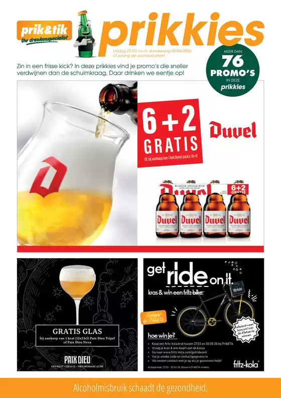 Catalogue Prik & Tik | Prikkies | 2026-03-27T00:00:00.000Z - 2026-04-09T00:00:00.000Z