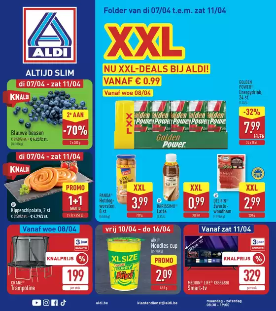 Catalogue Aldi à Herstal | Super offre pour tous les clients | 2026-04-07T00:00:00.000Z - 2026-04-11T00:00:00.000Z