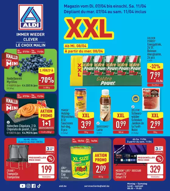Catalogue Aldi | Meilleures offres et réductions | 2026-04-07T00:00:00.000Z - 2026-04-16T00:00:00.000Z