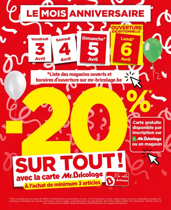 Catalogue Mr. Bricolage à Asse | F5 2026 folder 195x285 mr bricolage fr web | 2026-04-03T00:00:00.000Z - 2026-04-06T00:00:00.000Z