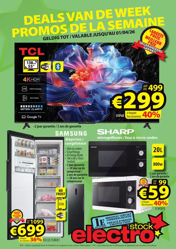 Catalogue ElectroStock | folder ElectroStock - NL | 2026-03-30T00:00:00.000Z - 2026-04-01T00:00:00.000Z