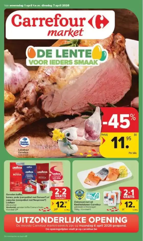 Catalogue Carrefour Market à Saint-Ghislain | Offres exclusives et bonnes affaires | 2026-04-01T00:00:00.000Z - 2026-04-07T00:00:00.000Z