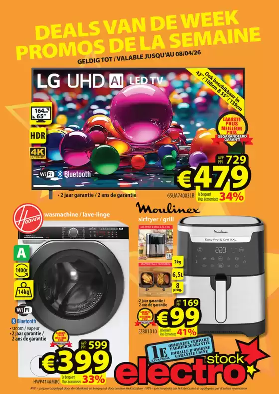 Catalogue ElectroStock à La Louvière | Oferta | 2026-04-02T00:00:00.000Z - 2026-04-08T00:00:00.000Z