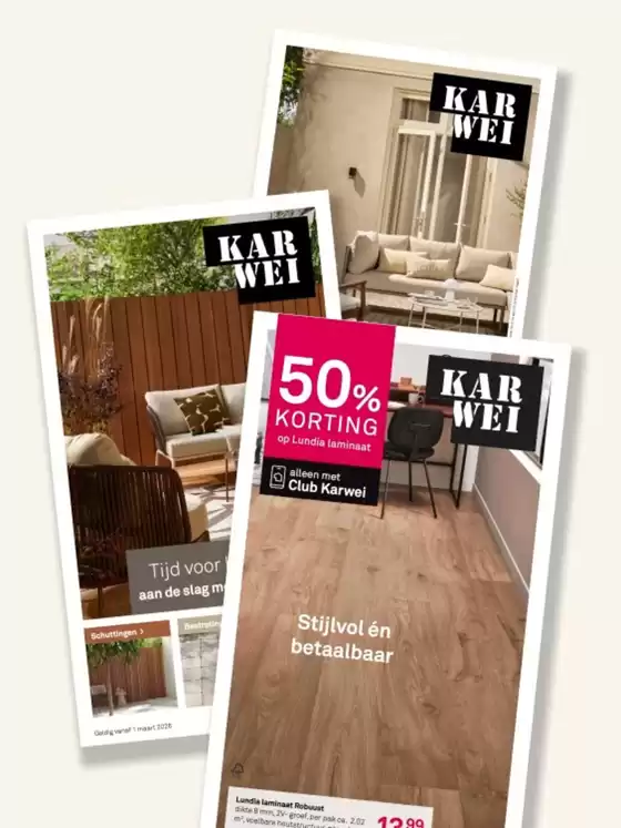 Catalogue Karwei à Braine-le-Comte | Oferta | 2026-04-03T00:00:00.000Z - 2026-05-03T00:00:00.000Z