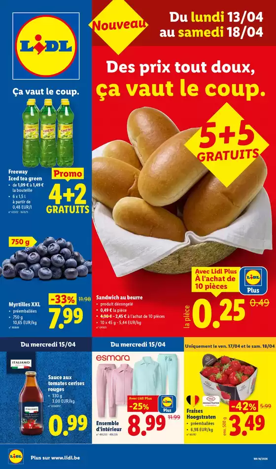 Catalogue Lidl | 1304 - 1804 | 2026-04-13T00:00:00.000Z - 2026-04-18T00:00:00.000Z