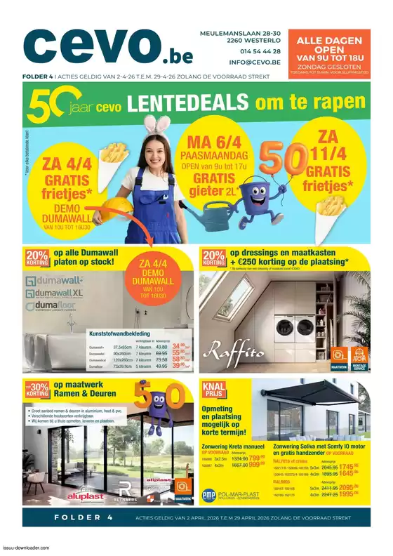 Catalogue Cevo à Bruxelles | Acties | 2026-04-06T00:00:00.000Z - 2026-04-29T00:00:00.000Z