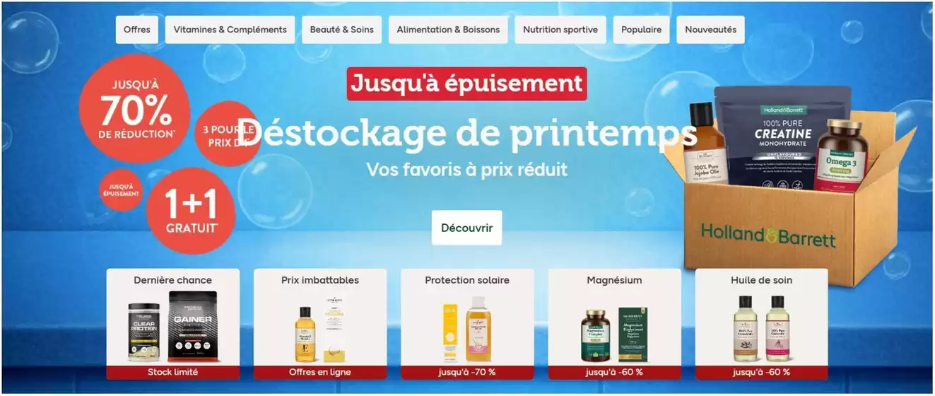 Catalogue Holland & Barrett | Oferta-FR | 2026-04-07T00:00:00.000Z - 2026-05-07T00:00:00.000Z