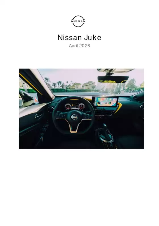 Catalogue Nissan à Héron | Liste des prix Nouveau Nissan JUKE BEFR | 2026-04-01T00:00:00.000Z - 2026-04-30T00:00:00.000Z