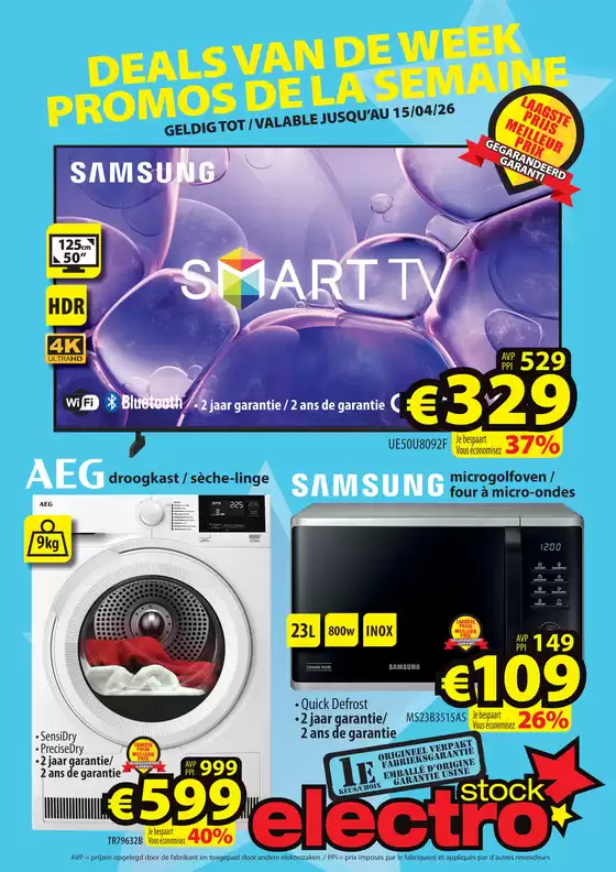 Catalogue ElectroStock | folder ElectroStock - NL | 2026-04-08T00:00:00.000Z - 2026-04-15T00:00:00.000Z