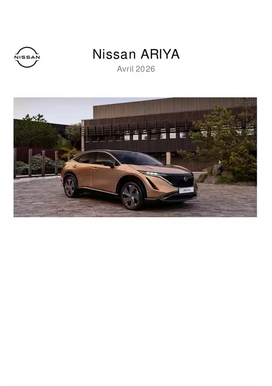 Catalogue Nissan à Héron | TDS Nissan ARIYA BEFR | 2026-04-01T00:00:00.000Z - 2026-04-30T00:00:00.000Z