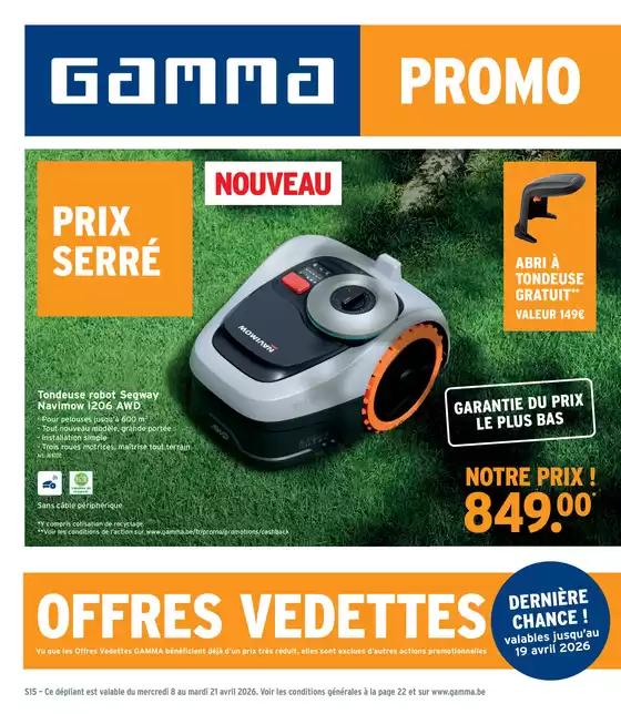 Catalogue GAMMA | Meilleures offres et réductions | 2026-04-08T00:00:00.000Z - 2026-04-21T00:00:00.000Z