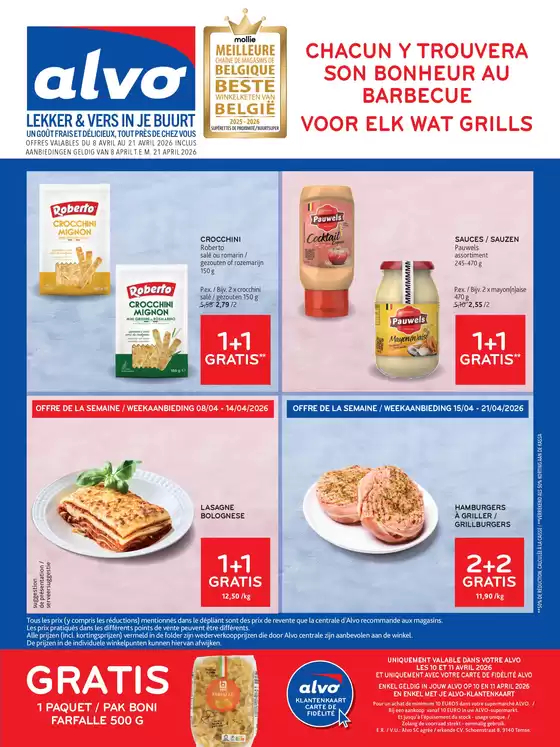 Catalogue Alvo | Offres exclusives et bonnes affaires | 2026-04-08T00:00:00.000Z - 2026-04-21T00:00:00.000Z