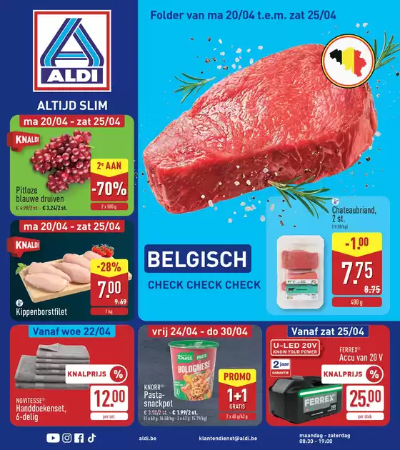 Catalogue Aldi | Offres spéciales pour vous | 2026-04-20T00:00:00.000Z - 2026-04-25T00:00:00.000Z
