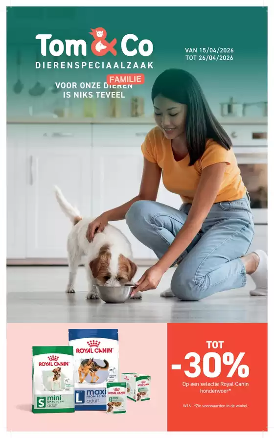 Catalogue Tom & Co | Dépliant Tom & Co - NL | 2026-04-15T00:00:00.000Z - 2026-04-26T00:00:00.000Z