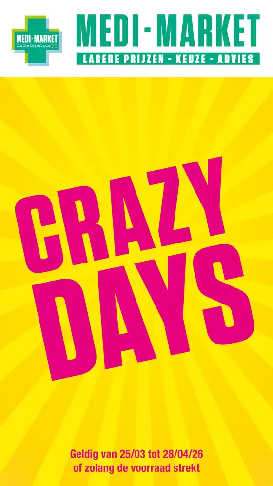 Catalogue Medi-Market à Bornem | Économisez maintenant avec nos offres | 2026-03-25T00:00:00.000Z - 2026-04-28T00:00:00.000Z