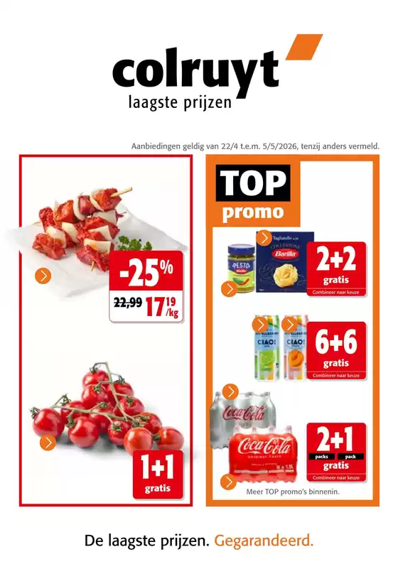 Catalogue Colruyt | Réductions et promotions | 2026-04-22T00:00:00.000Z - 2026-05-05T00:00:00.000Z
