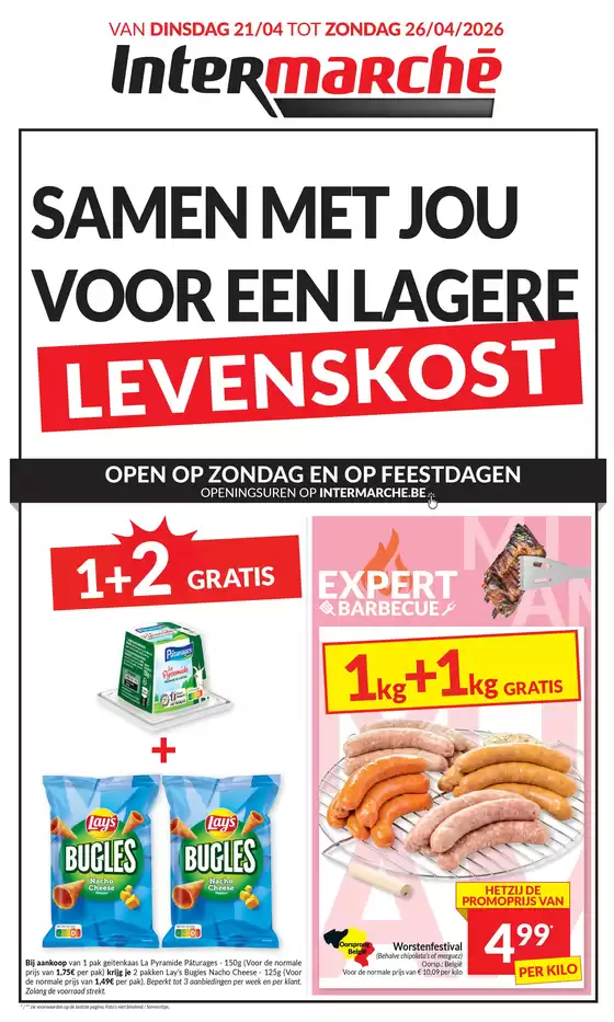 Catalogue Intermarché | Ontdek de folder van 21 04 26 - NL | 2026-04-21T00:00:00.000Z - 2026-04-26T00:00:00.000Z