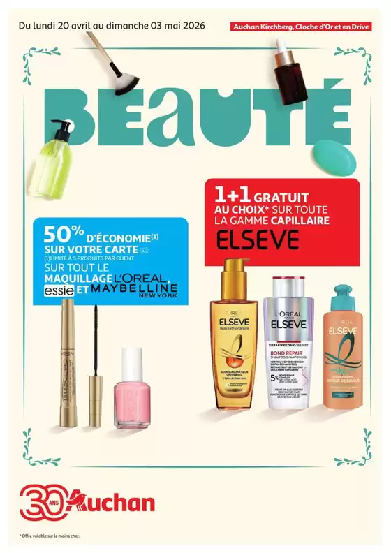 Catalogue Auchan à Gent | Bons plans exclusifs | 2026-04-20T00:00:00.000Z - 2026-05-03T00:00:00.000Z