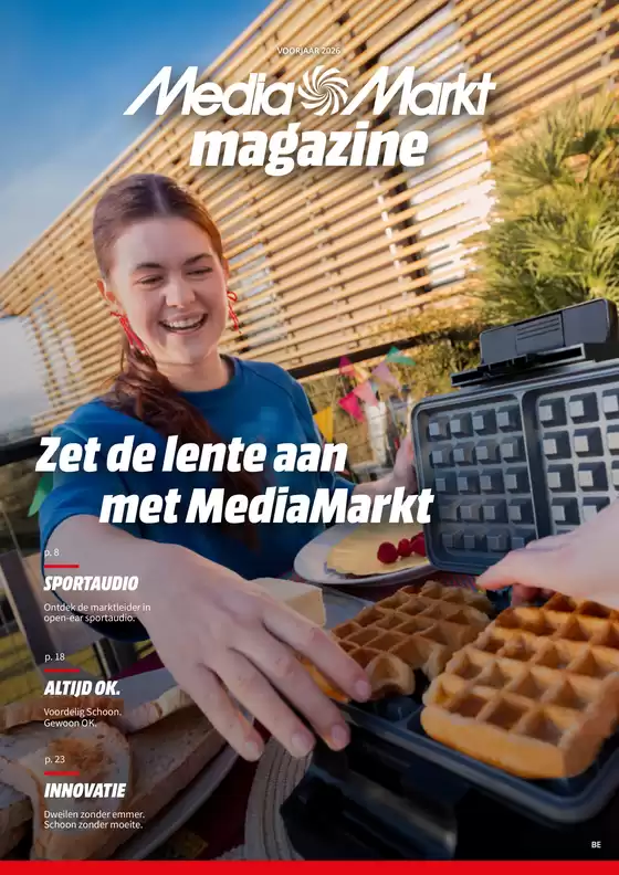Catalogue Media Markt | A Media Markt BE - 26MMInspiratiemagazineVoorjaarBE-FL | 2026-03-01T00:00:00.000Z - 2026-05-31T00:00:00.000Z