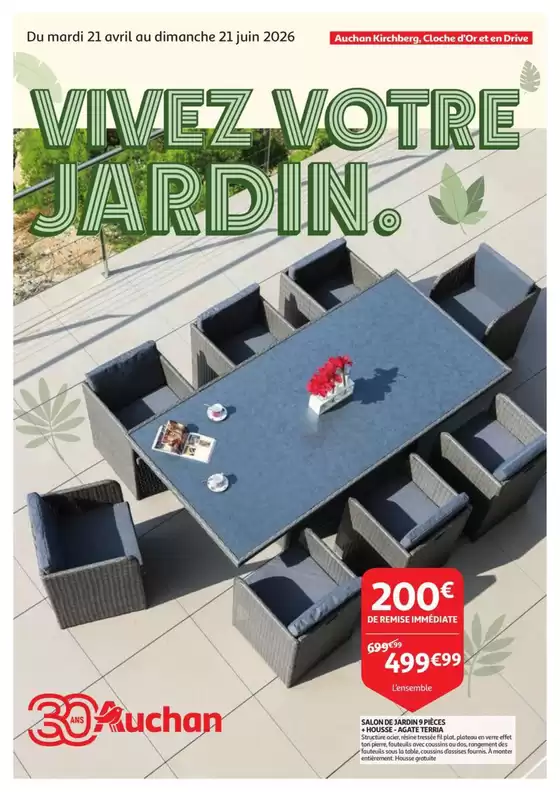 Catalogue Auchan à Cerfontaine | Économisez maintenant avec nos offres | 2026-04-21T00:00:00.000Z - 2026-06-21T00:00:00.000Z