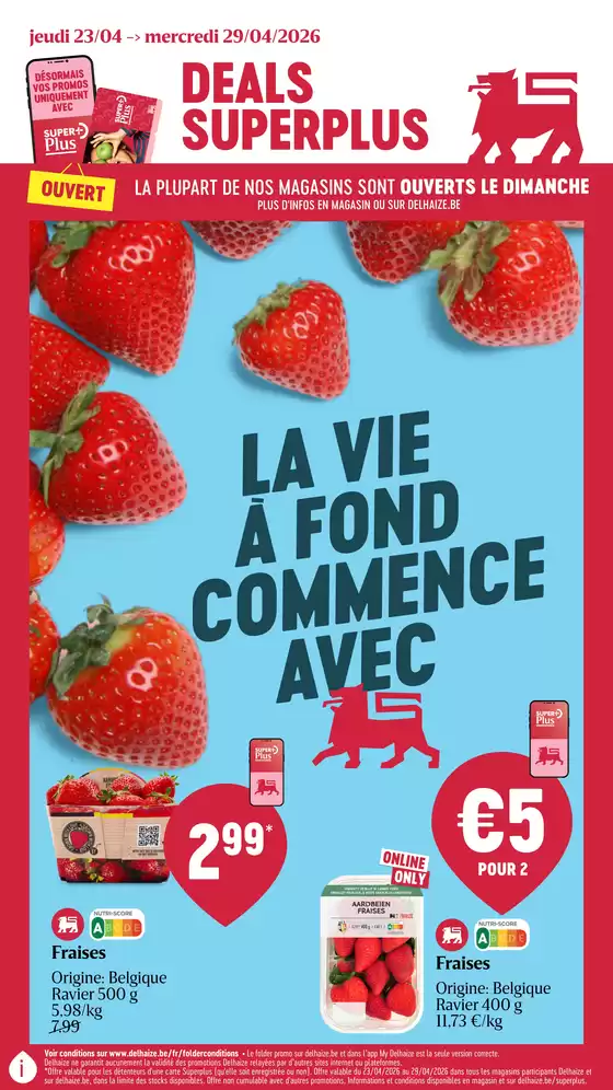 Catalogue Proxy Delhaize à Beringen | Folder de la semaine | 2026-04-23T00:00:00.000Z - 2026-04-29T00:00:00.000Z