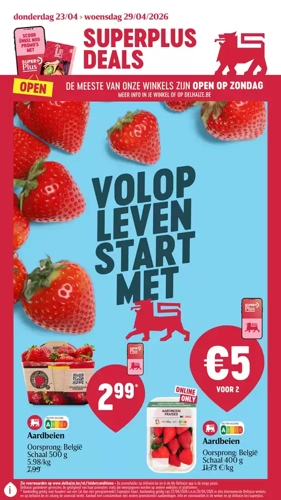 Catalogue Delhaize à Kruibeke | Folder Delhaize - NL | 2026-04-23T00:00:00.000Z - 2026-04-29T00:00:00.000Z