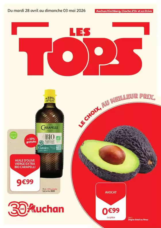 Catalogue Auchan à Roulers | Offres spéciales attractives pour tout le monde | 2026-04-28T00:00:00.000Z - 2026-05-03T00:00:00.000Z