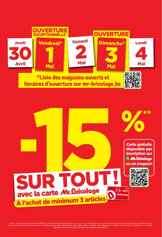 Catalogue Mr. Bricolage | Folder 6 2026 | 2026-04-30T00:00:00.000Z - 2026-05-04T00:00:00.000Z