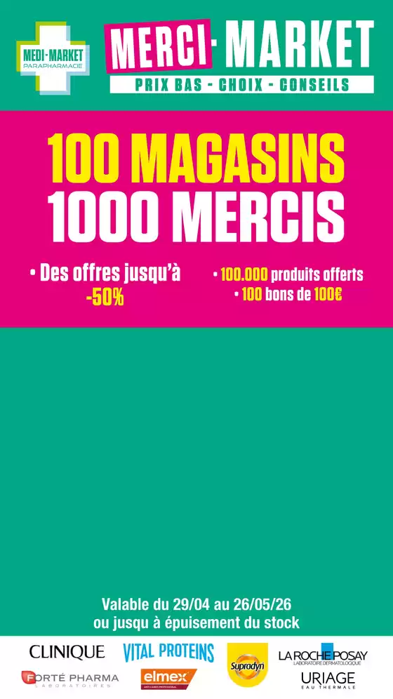 Catalogue Medi-Market à Ath | Meilleures offres pour tous les clients | 2026-04-29T00:00:00.000Z - 2026-05-26T00:00:00.000Z