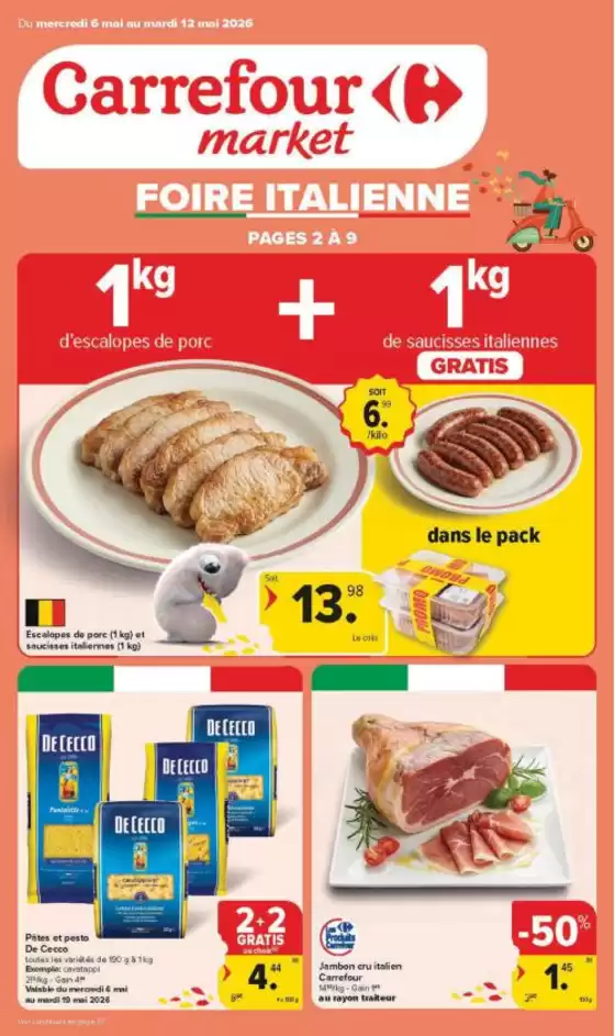 Catalogue Carrefour Market à Dessel | Promotions spéciales en cours | 2026-05-06T00:00:00.000Z - 2026-05-12T00:00:00.000Z