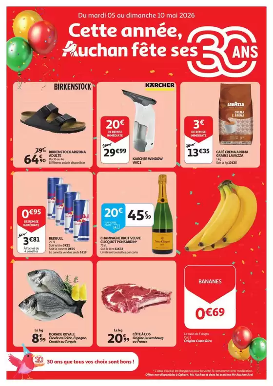 Catalogue Auchan à Wevelgem | Offres et promotions actuelles | 2026-05-05T00:00:00.000Z - 2026-05-10T00:00:00.000Z