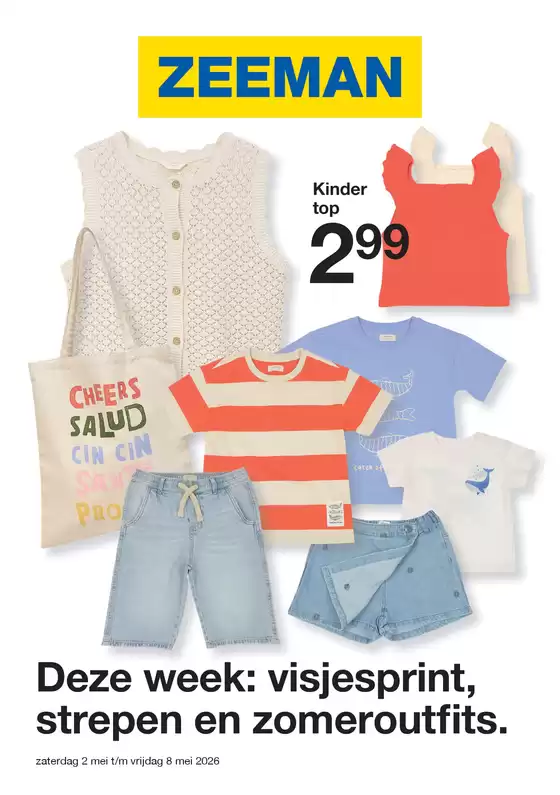 Catalogue Zeeman à Wellin | Zeeman Week 19 zaterdag 2 mei tm vrijdag 8 mei 2026. | 2026-05-02T00:00:00.000Z - 2026-05-08T00:00:00.000Z