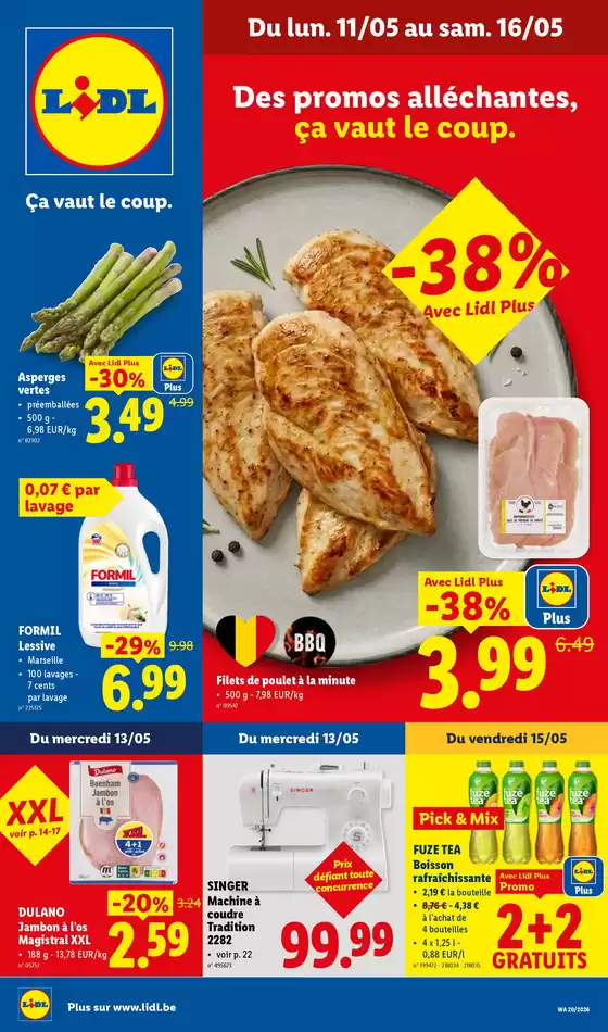 Catalogue Lidl à Rumelange | 1105 - 1605 | 2026-05-11T00:00:00.000Z - 2026-05-16T00:00:00.000Z