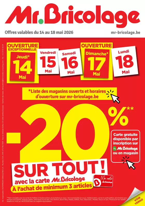 Catalogue Mr. Bricolage | Feuillet 4 2026 | 2026-05-14T00:00:00.000Z - 2026-05-18T00:00:00.000Z
