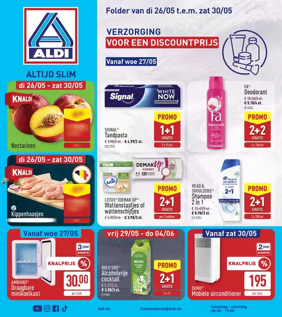 Catalogue Aldi à Destelbergen | Offres pour les chasseurs de bonnes affaires | 2026-05-26T00:00:00.000Z - 2026-06-04T00:00:00.000Z