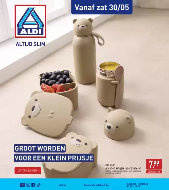 Catalogue Aldi à Brasschaat | Offres exclusives pour nos clients | 2026-05-17T00:00:00.000Z - 2026-05-31T00:00:00.000Z