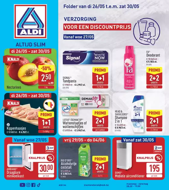 Catalogue Aldi à Mouscron | Meilleures offres pour les acheteurs économes | 2026-05-26T00:00:00.000Z - 2026-06-04T00:00:00.000Z