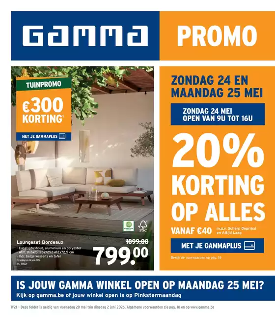 Catalogue GAMMA | Meilleures offres pour les acheteurs économes | 2026-05-20T00:00:00.000Z - 2026-06-02T00:00:00.000Z