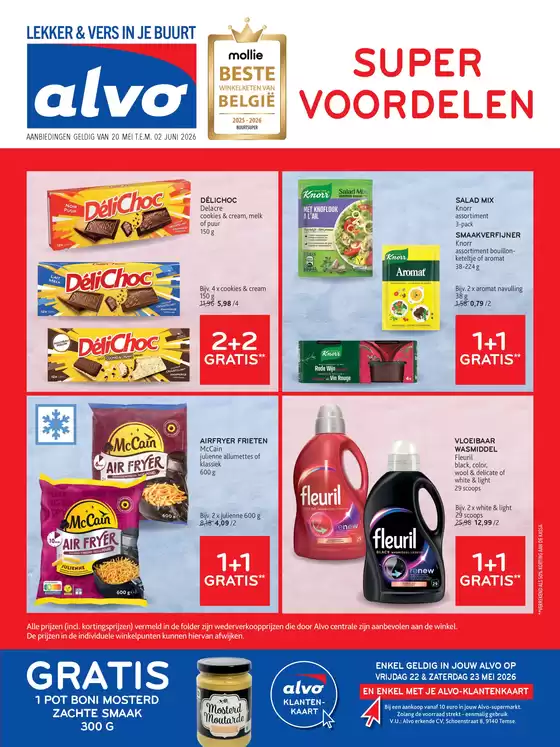 Catalogue Alvo à Bernissart | Découvrez des offres attractives | 2026-05-20T00:00:00.000Z - 2026-06-02T00:00:00.000Z