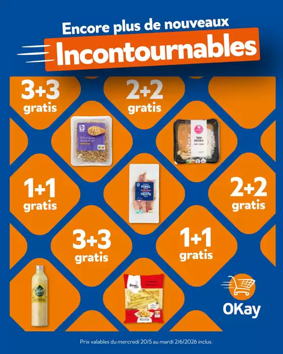 Catalogue OKay Supermarkt à Bernissart | Le dépliant dOkay - FR | 2026-05-20T00:00:00.000Z - 2026-06-02T00:00:00.000Z