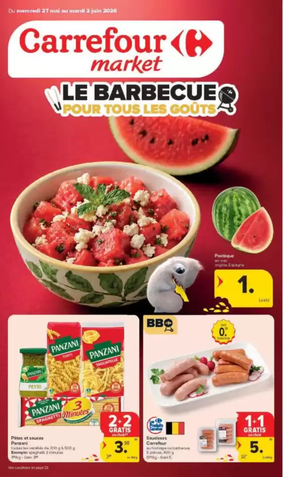 Catalogue Carrefour Market à Saint-Trond | Offres pour les chasseurs de bonnes affaires | 2026-05-27T00:00:00.000Z - 2026-06-02T00:00:00.000Z