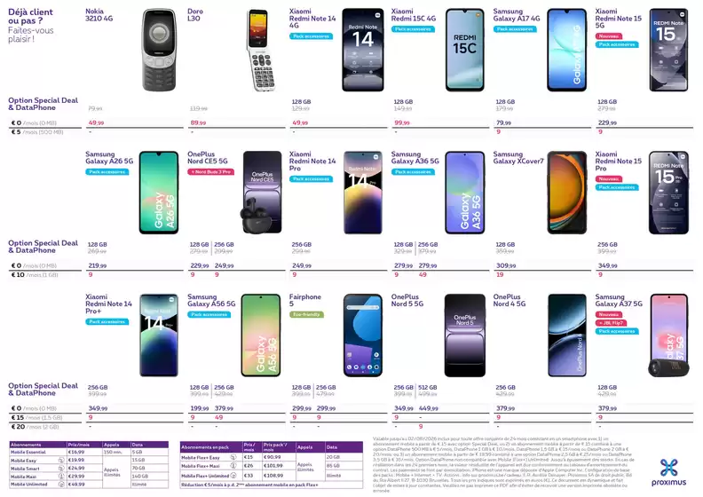Catalogue Proximus à Saint-Trond | Oferta-FR | 2026-05-22T00:00:00.000Z - 2026-08-02T00:00:00.000Z