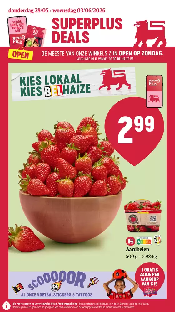 Catalogue AD Delhaize à Gembloux | Nos meilleures offres pour vous | 2026-05-28T00:00:00.000Z - 2026-06-03T00:00:00.000Z