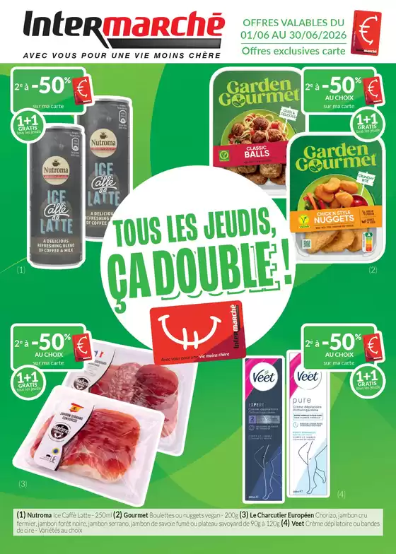 Catalogue Intermarché | Les offres de juin avec la carte intermarche 2026 - FR | 2026-06-01T00:00:00.000Z - 2026-06-30T00:00:00.000Z