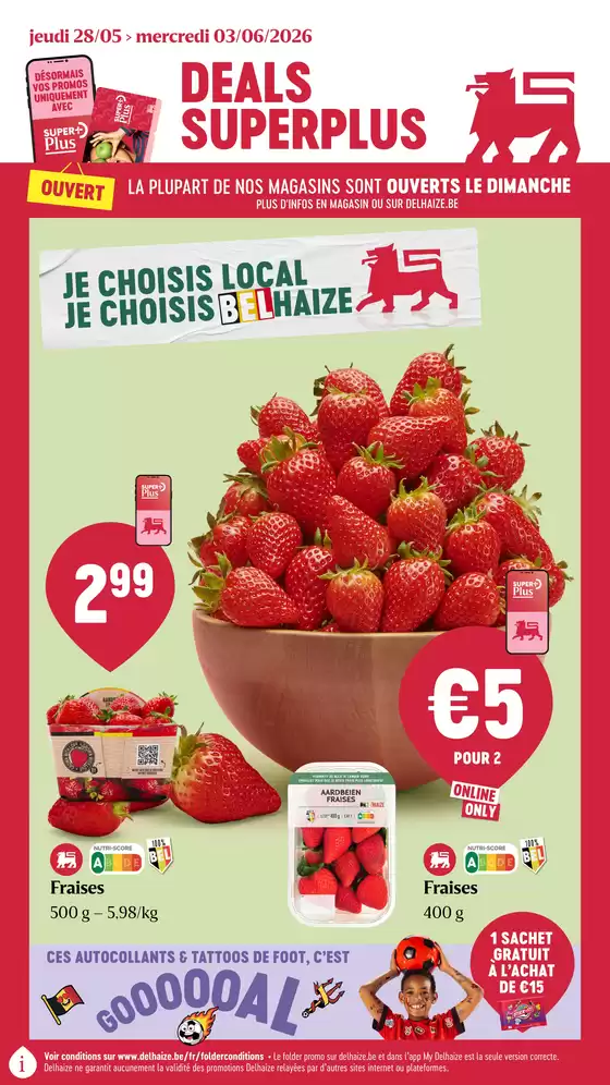 Catalogue AD Delhaize | Super réductions sur des produits sélectionnés | 2026-05-28T00:00:00.000Z - 2026-06-03T00:00:00.000Z