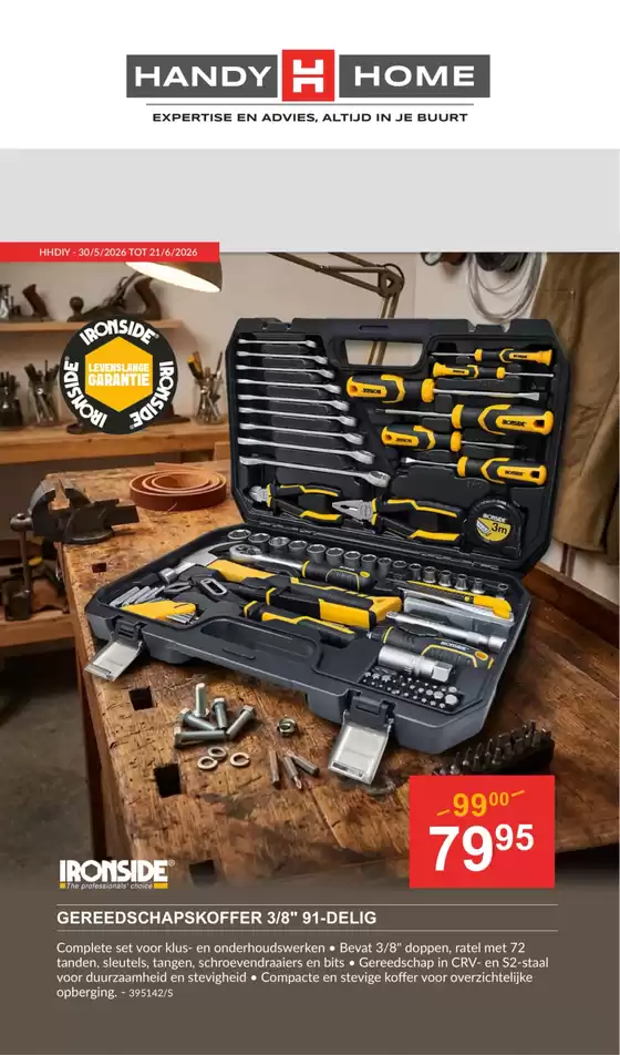 Catalogue HandyHome à Wetteren | folder HandyHome Amerikaanse Stock Paal NL | 2026-05-30T00:00:00.000Z - 2026-06-21T00:00:00.000Z