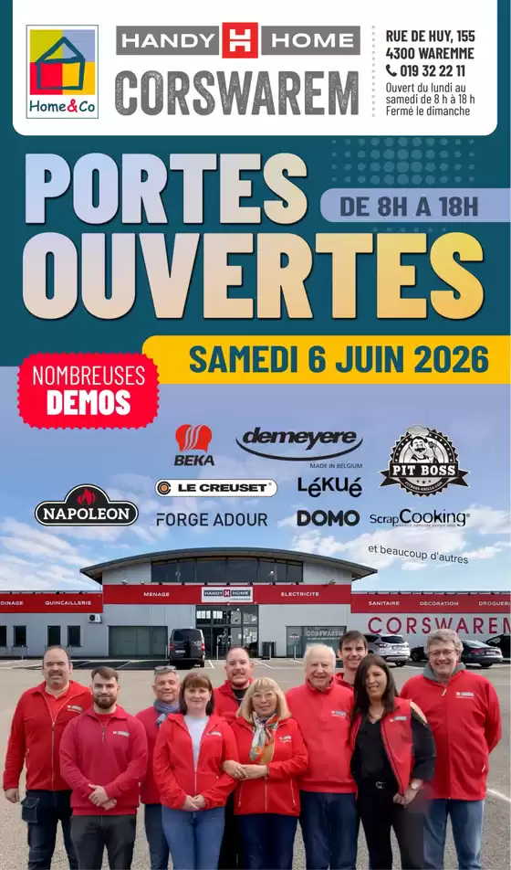 Catalogue HandyHome à Aartselaar | folder HandyHome Corswarem NL | 2026-06-06T00:00:00.000Z - 2026-06-06T00:00:00.000Z